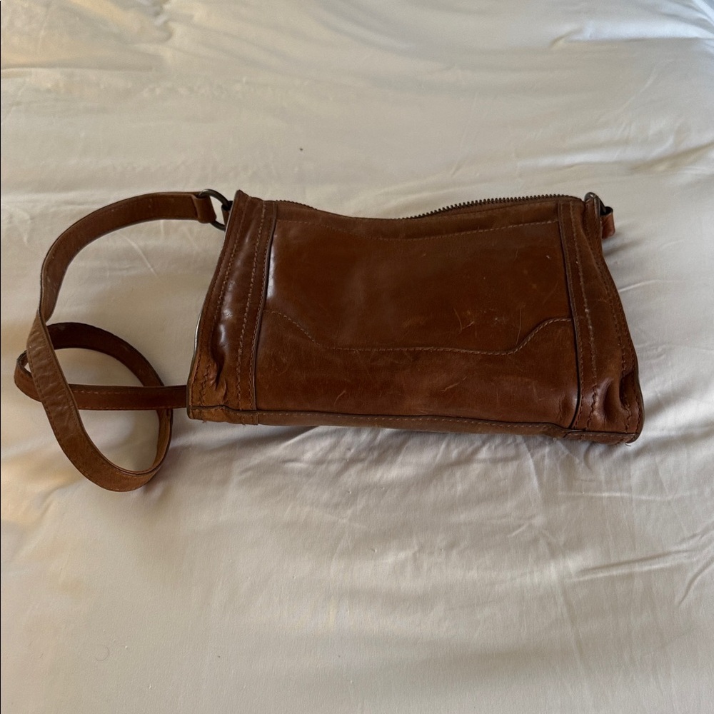 Frye Brown Leather Shoulder Bag